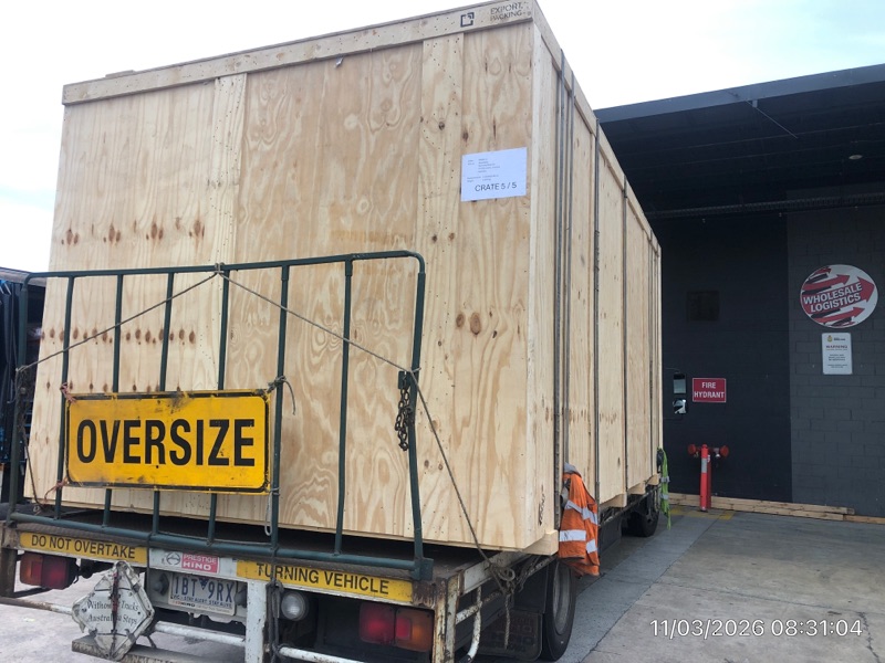Oversized airplane cargo
